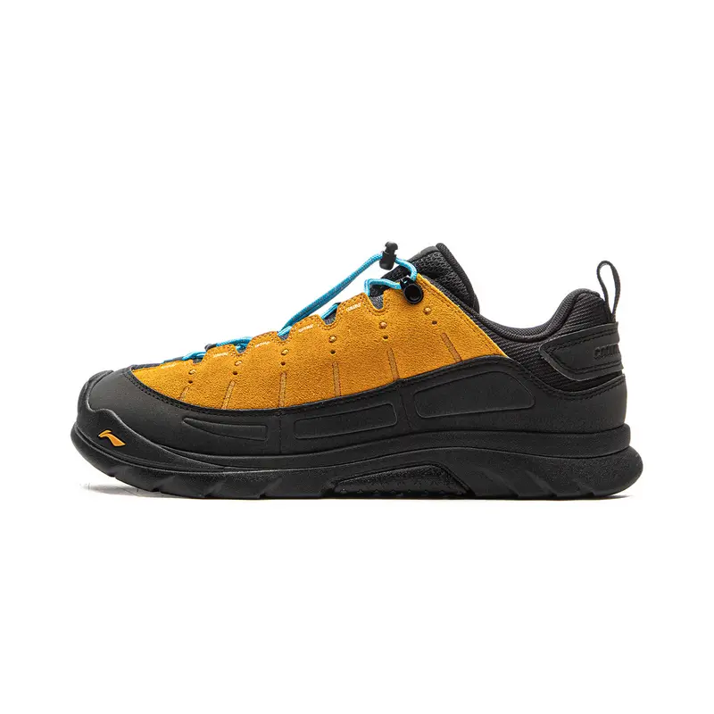 LiNing Outdoor CF Tracing Cushioning, Abrasion Resistant Grip Low top Hiking Shoes Unisex Umber Black