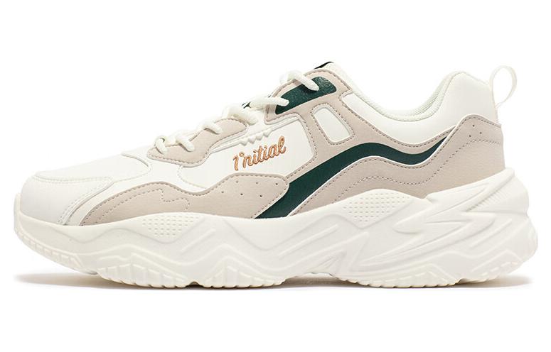 361° Abrasion Resistant Slip Resistant Low Top Sports Casual Shoes Men's White Gray Green