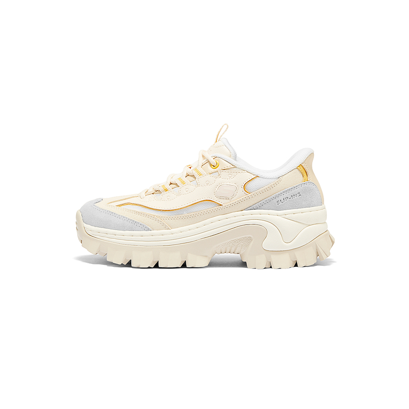 Skechers Abrasion Resistant Low Top Casual Shoes Women's Yellow