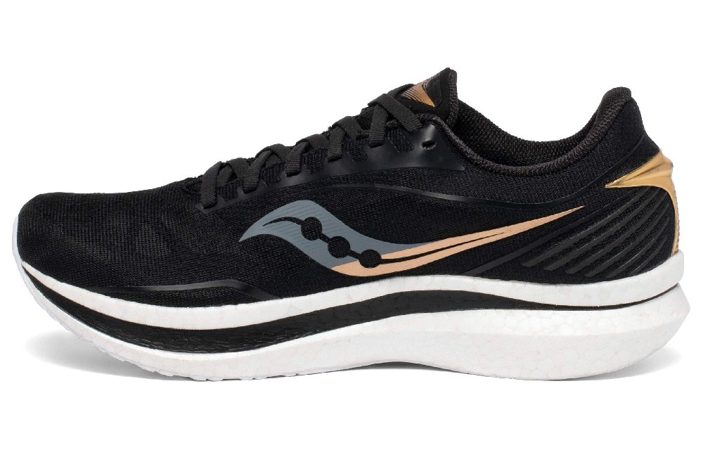 Saucony Endorphin Speed 1 Non slip Lightweight Low Top Running Shoes Men's Black Gold
