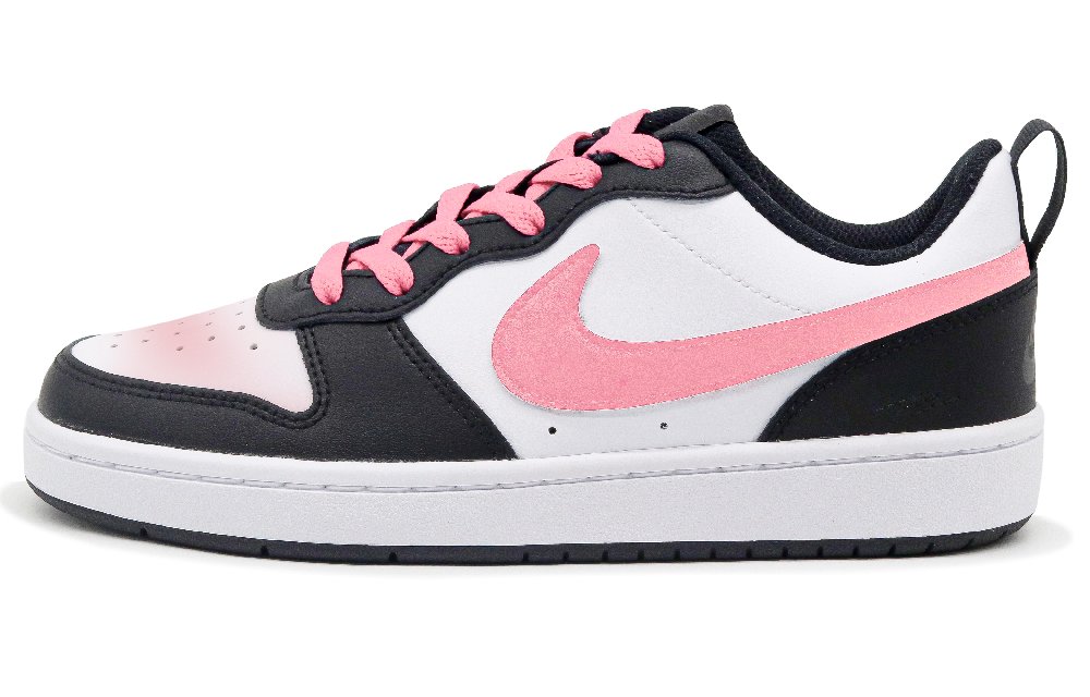Nike Court Borough Skateboard Shoes Women's Low-Top Pink/Black/White