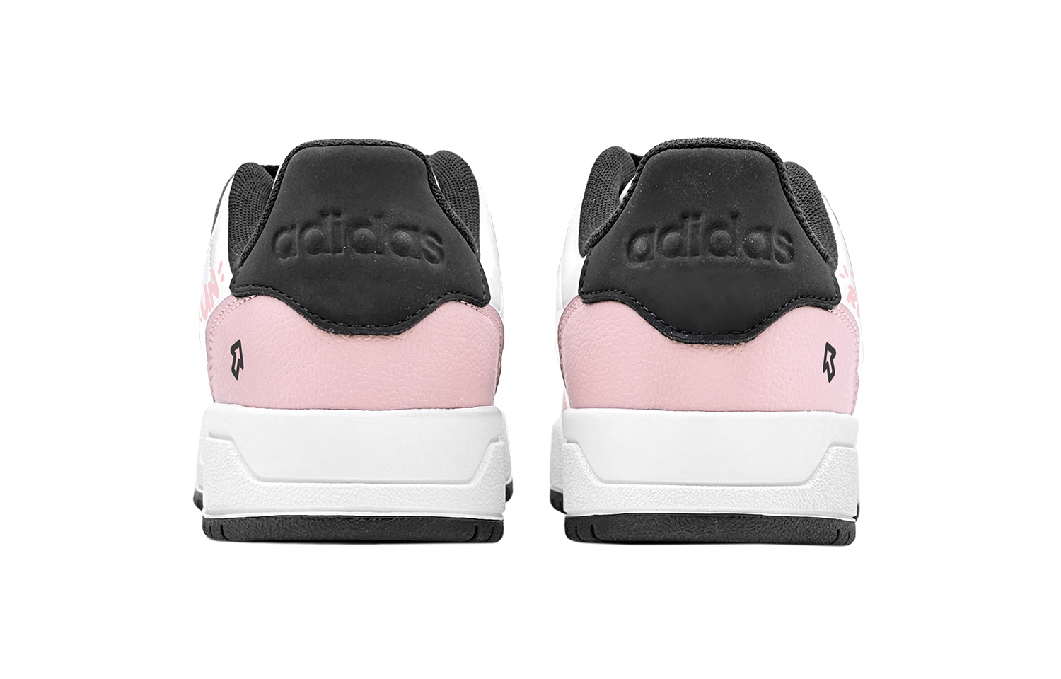 Adidas Neo Entrap Strawberry Cookies Anti-Slip Wear-Resistant Low-Top Vintage Basketball Shoes Unisex White Black Pink купить в интернет-магазине Yoocart с быстрой доставкой по России.