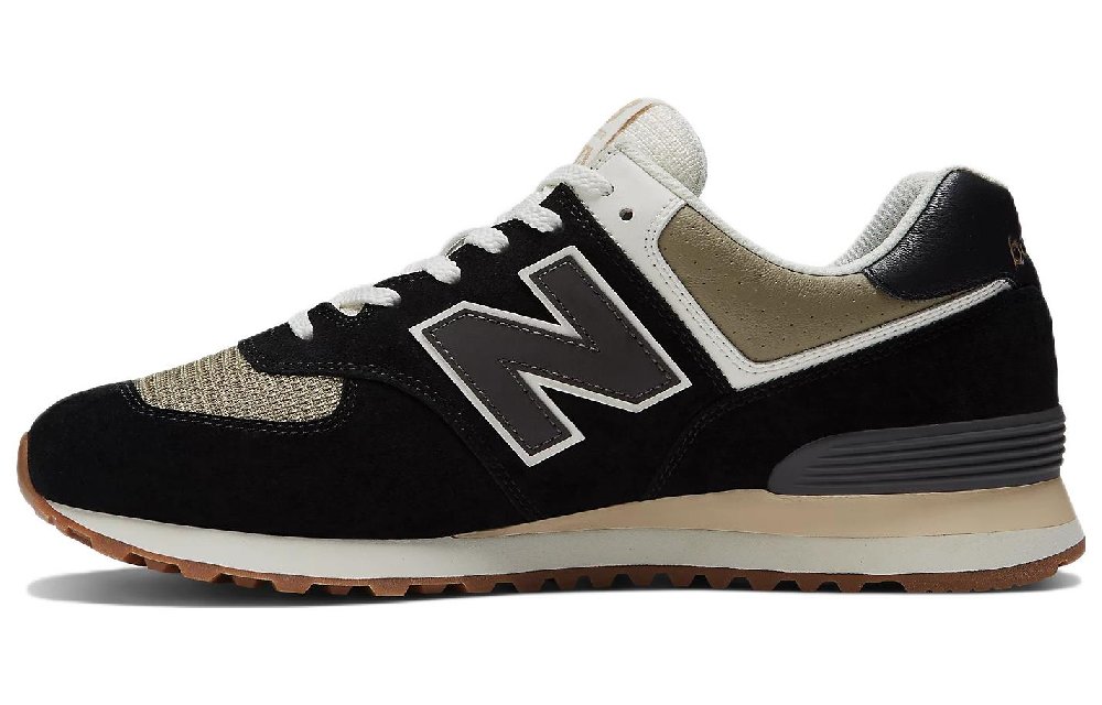 New Balance 574 Black Olive Gum