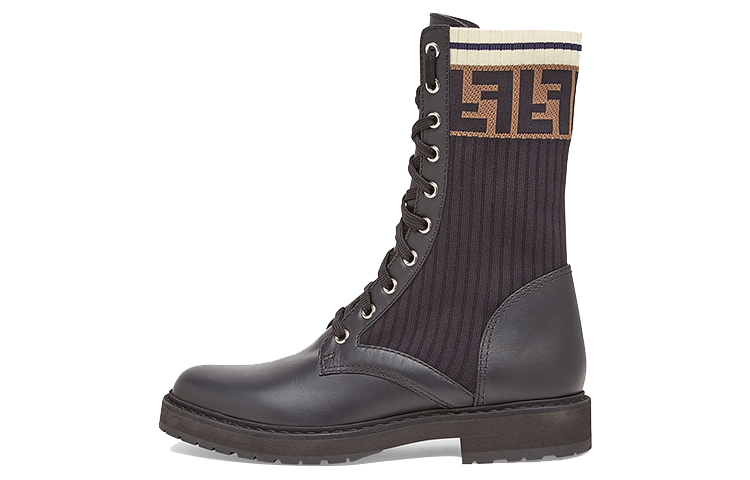 FENDI Rockoko Martin Boot Women's Black