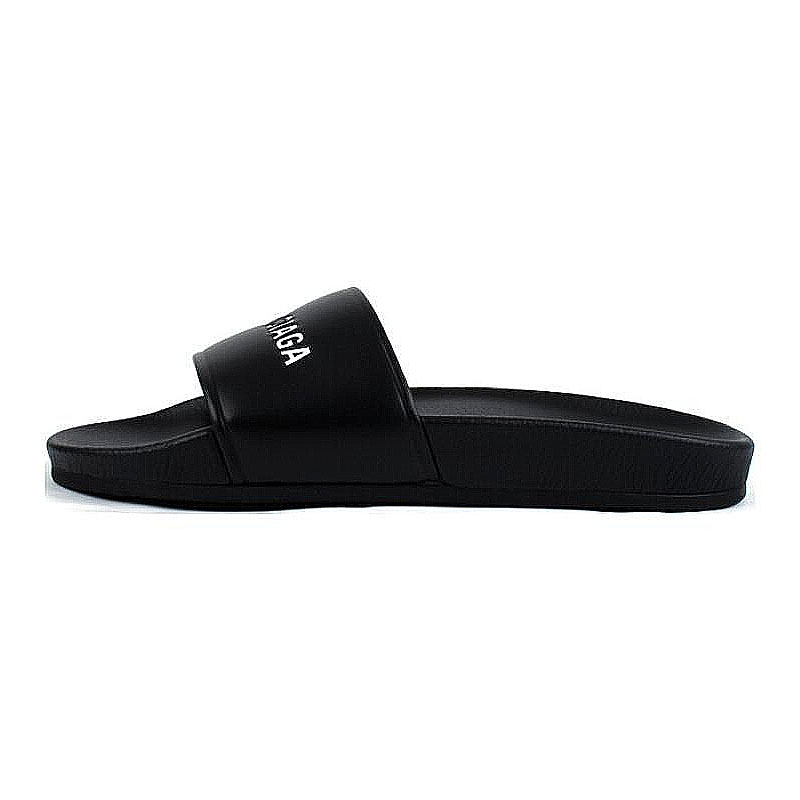 Balenciaga Pool Slides 'Black White' Women's