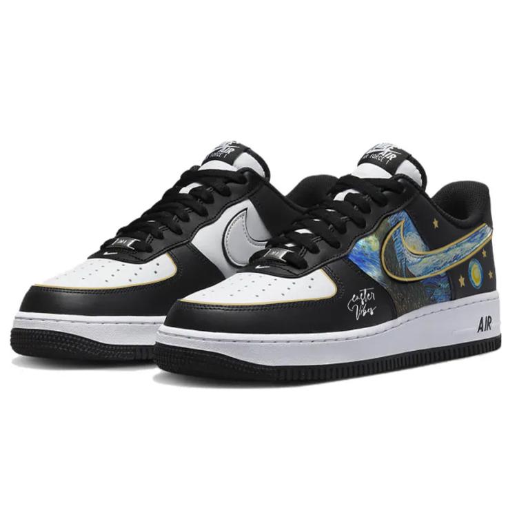 Nike Air Force 1 Low Top Skateboard Shoes Unisex White Black купить в интернет-магазине Yoocart с быстрой доставкой по России.