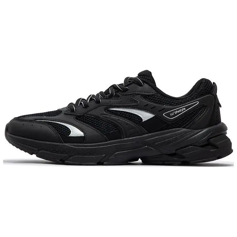 361° Anti Slip Wear Resistant Low Top Casual Shoes Men's Black