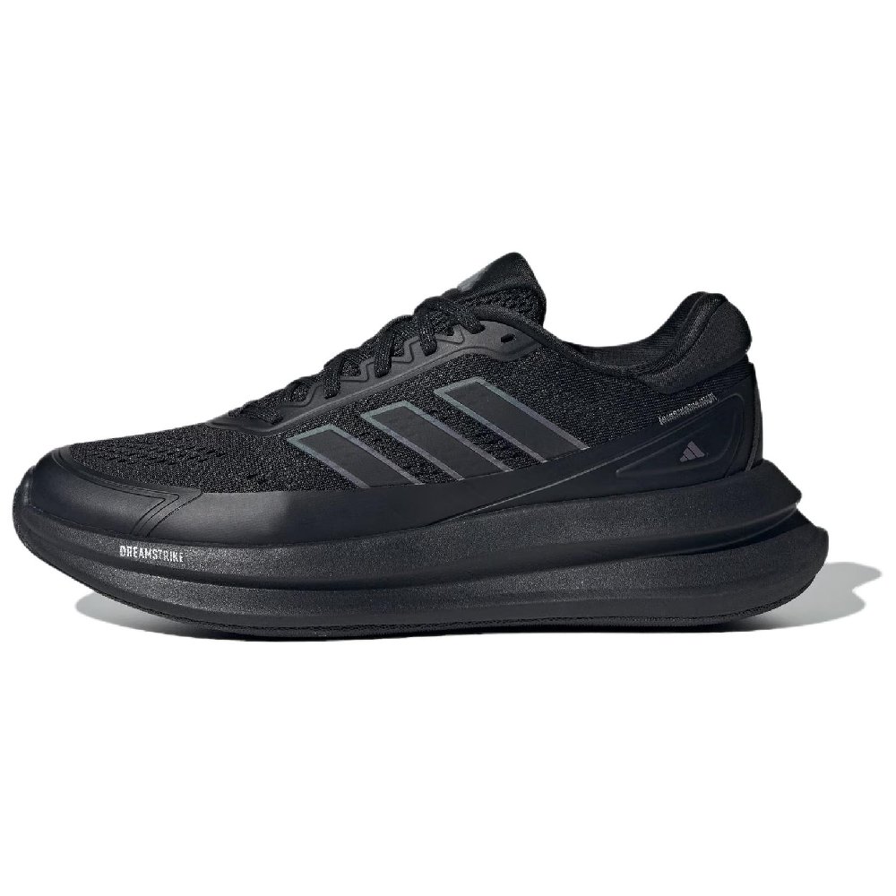 Adidas Wear resistant And Lightweight Low Top Casual Running Shoes Men's Black