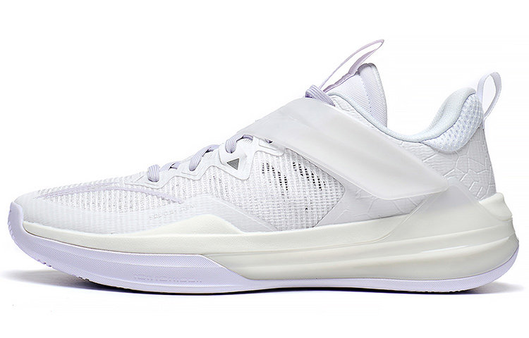 LiNing Liren3 TEAM Abrasion Resistant Breathable Low top Professional Basketball Shoes Men's Standard White