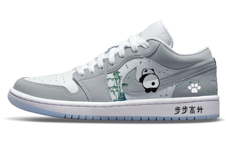 Jordan Air Jordan 1 Vintage Basketball Shoes Women's Low Top Gray/White
