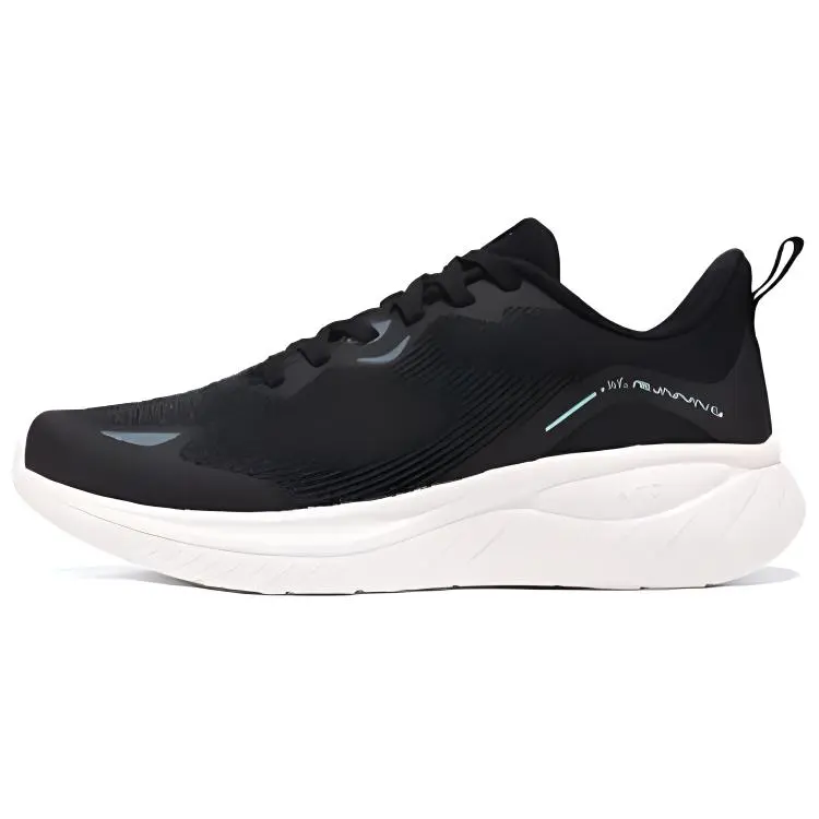 361° Anti Slip Wear Resistant Low Top Running Shoes Women's Black White