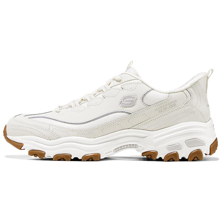 Skechers D'LITES 1.0 Breathable Support Low top Chunky Sneakers Men's Ivory