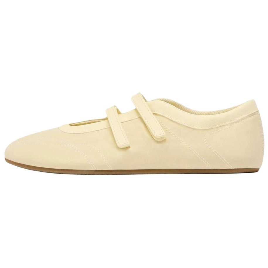 ZARA Casual Single Shoes 1cm Women's Yellow