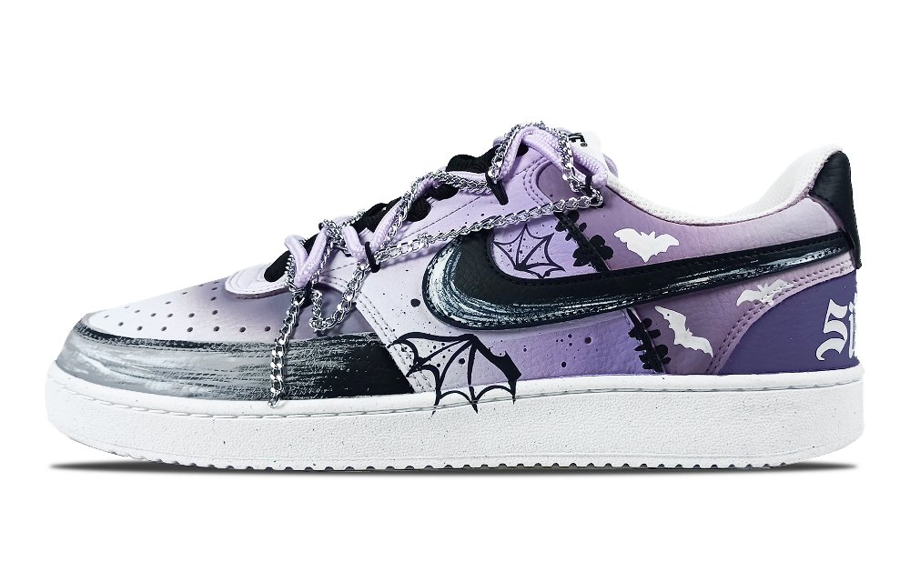 Nike Court Vision 1 Eternal Life Slip-Resistant Low-Top Skateboard Shoes Men's Purple