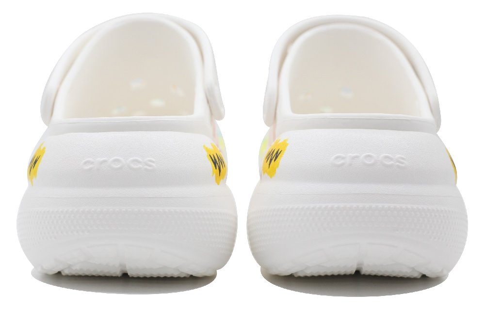 Crocs Crush Clog Dopamine Dressing Graffiti Clogs Unisex Yellow White