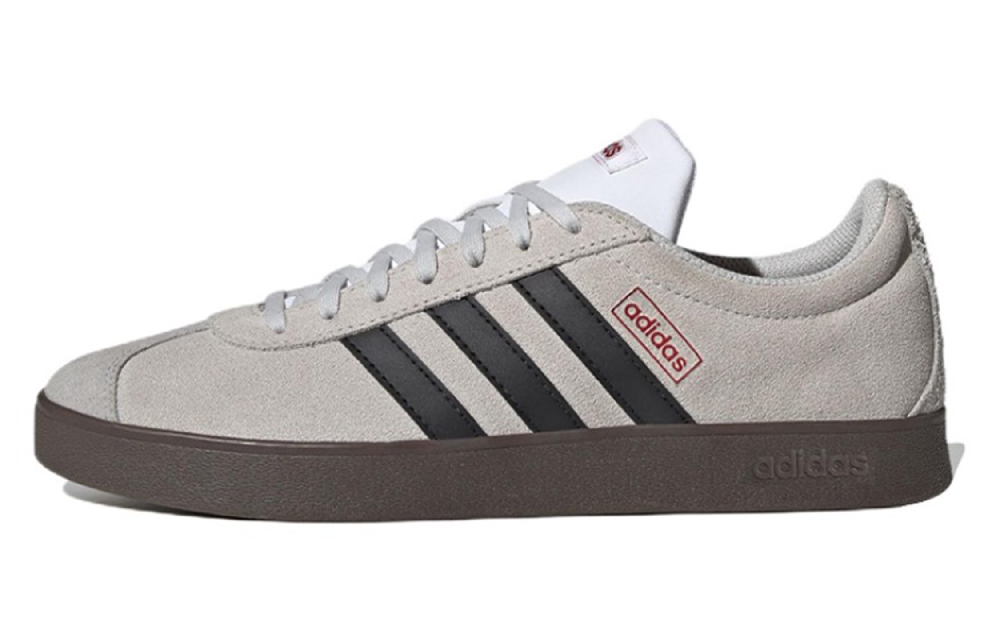 Adidas Neo VL Court 2.0 Low Top Skateboard Shoes Unisex Burgundy