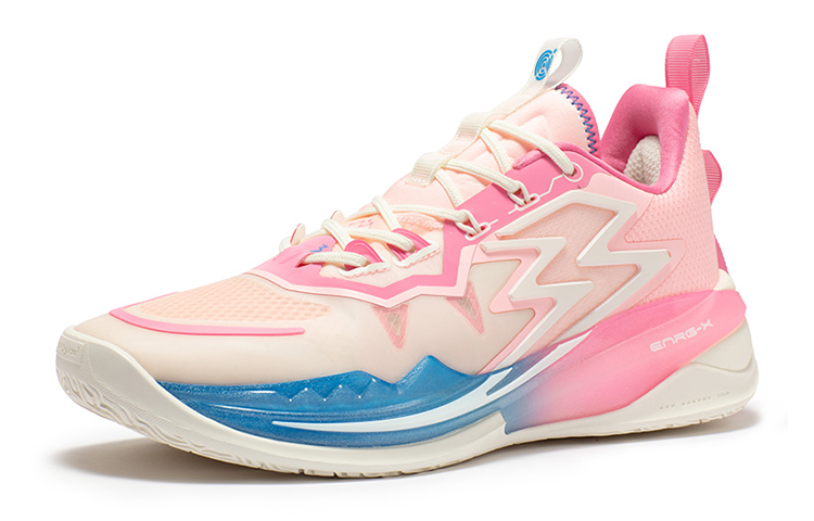 361° Big3 3.0 Basketball Shoes Unisex Low top Feather White/Fluorescent Wax Powder