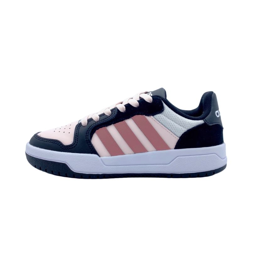 Adidas Neo Entrap Slip-Resistant Low-Top Skateboard Shoes Unisex Black Pink