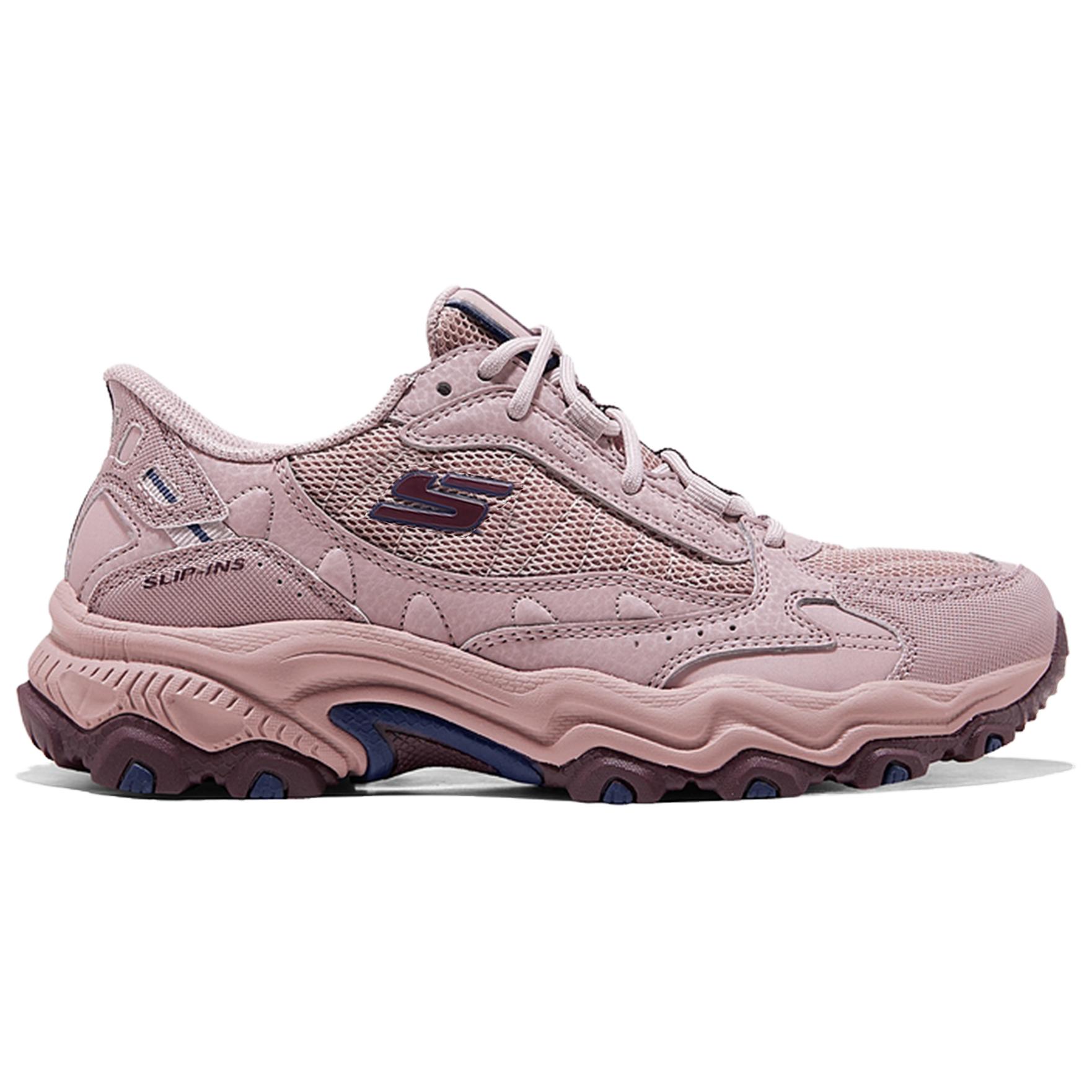 Skechers OUTDOOR WOMENS Shock Absorbers Slip Resistant Abrasion Resistant Low Top Hiking Shoes Women's Pink купить в интернет-магазине Yoocart с быстрой доставкой по России.