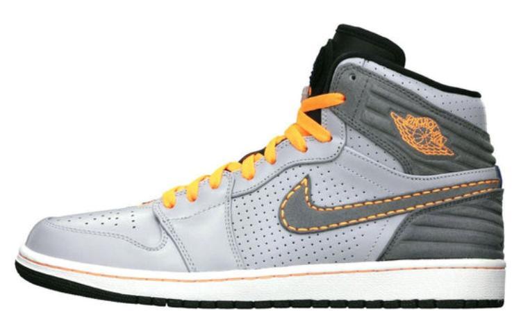Jordan 1 Retro 93 Wolf Grey Orange