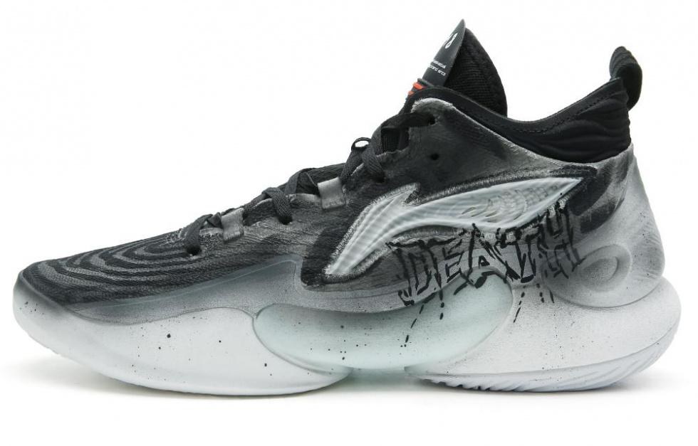 LiNing YuShuai 18 Wear-Resistant Support Rebound Mid-Top Basketball Shoes Men's Black White