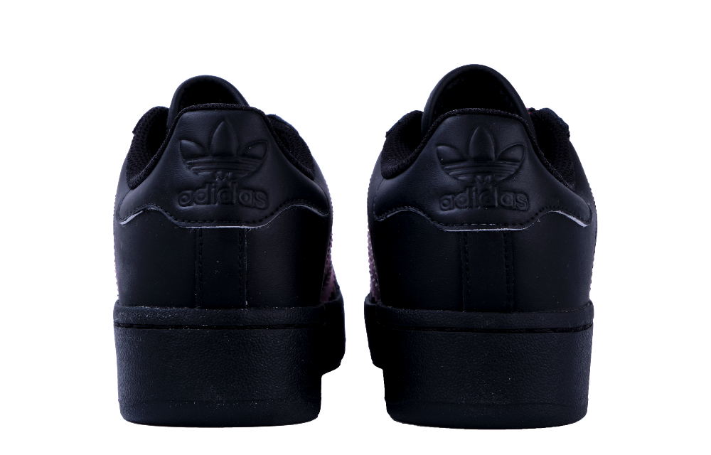 Adidas Originals SUPERSTAR XLG Pink Ink Angel Low Top Skateboard Shoes Unisex Black Pink