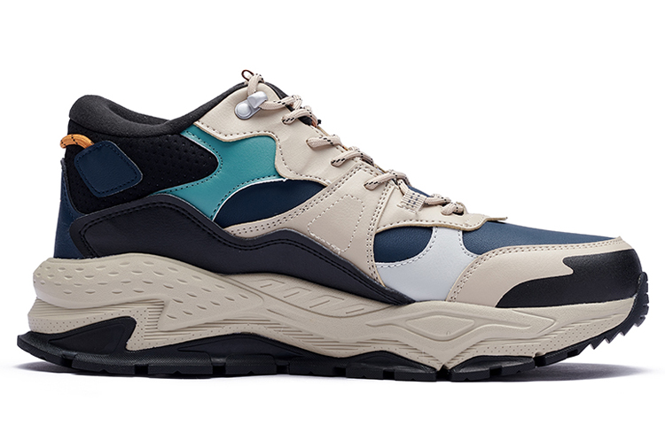 361° Waterproof Thermal Abrasion Resistant Slip Resistant Mid Top Winter Padded Outdoor Sports Shoes Men's Brown Blue купить в интернет-магазине Yoocart с быстрой доставкой по России.