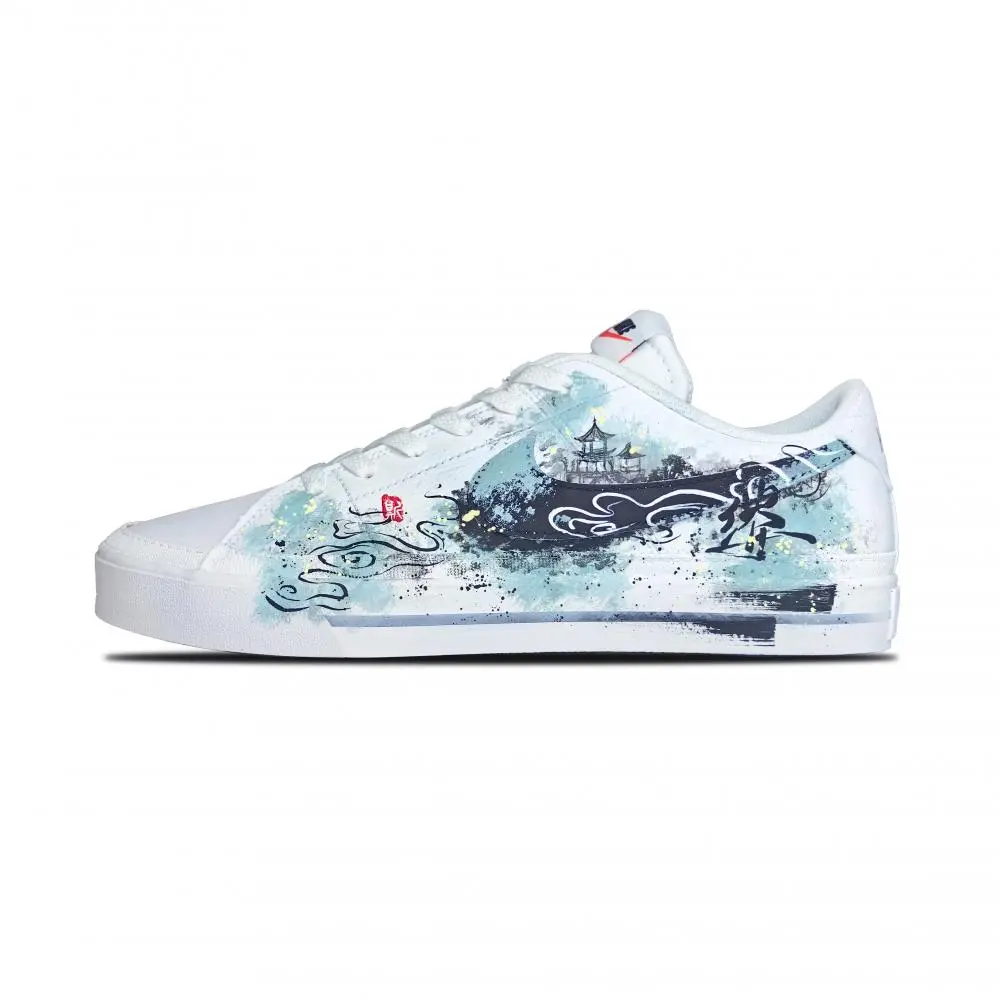 Nike Court Legacy Thousands Of Threads Abrasion Resistant Low Top Skateboard Shoes Unisex Turquoise