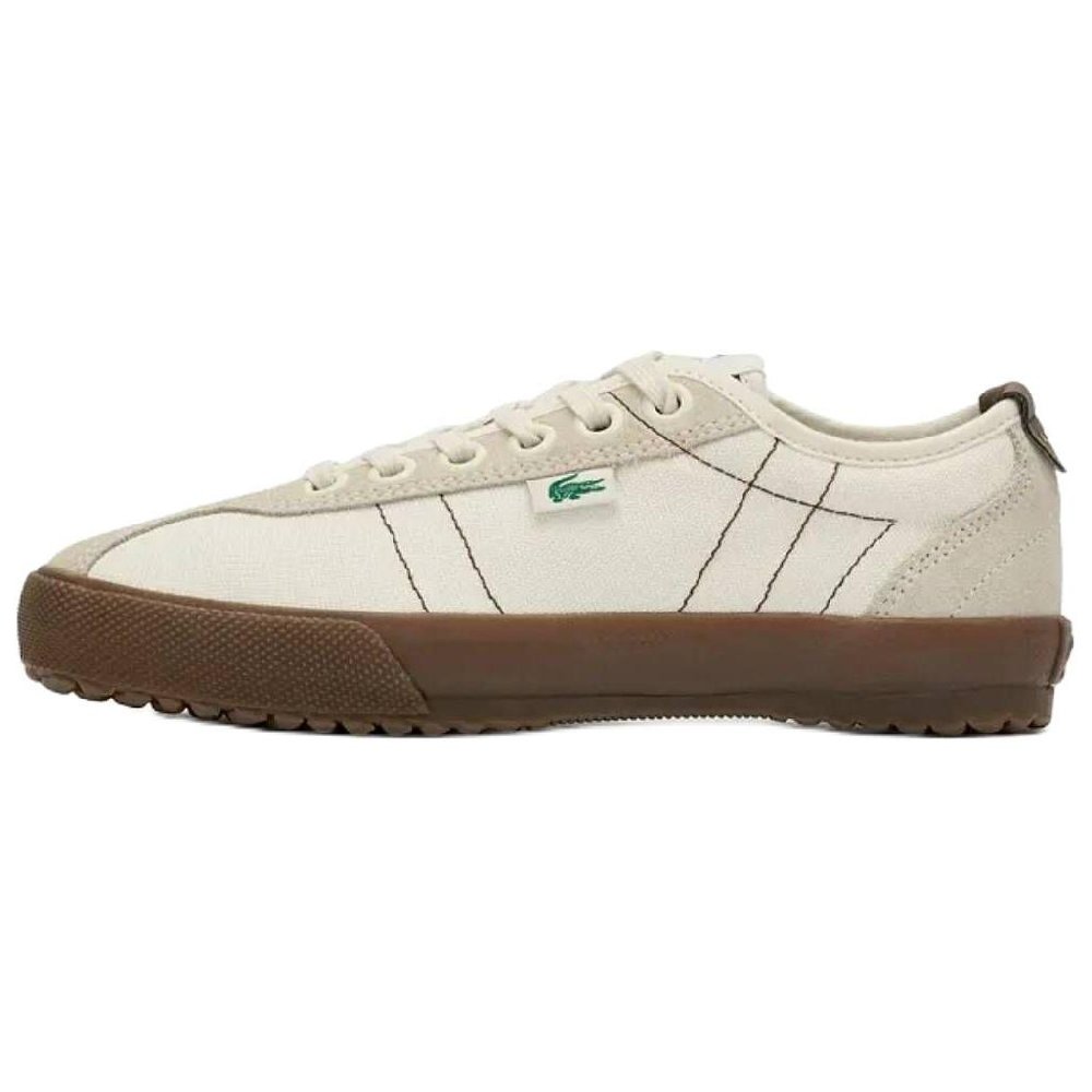 LACOSTE Anti-Slip Wear-Resistant Low-Top Casual Shoes Women's White