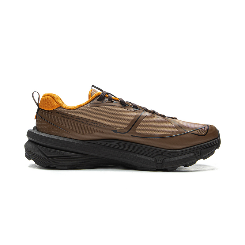LiNing Outdoor CF Tracing Cushioning Lightweight Rebound Low top Hiking Shoes Unisex Brown Cocoa Brown купить в интернет-магазине Yoocart с быстрой доставкой по России.