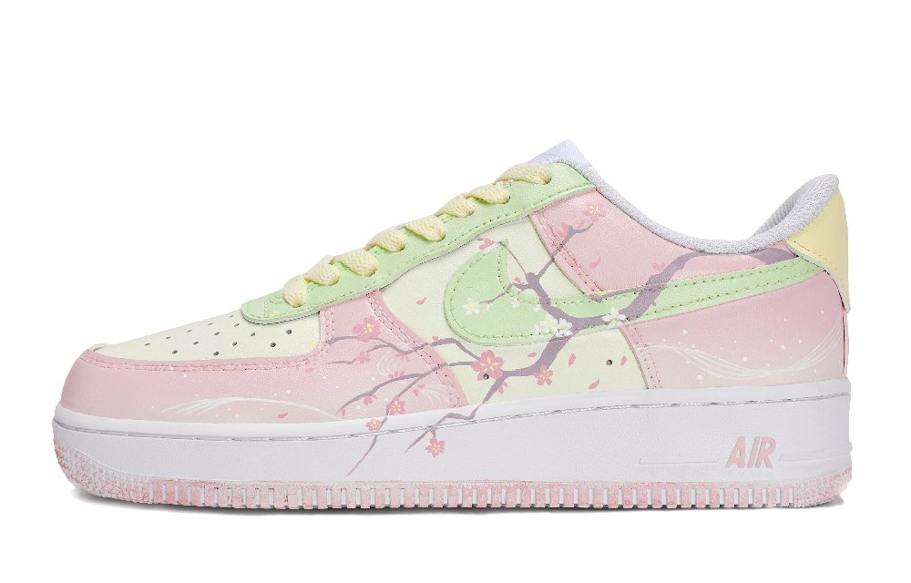 Nike Air Force 1 Anti Slip Wear Resistant Low Top Skateboard Shoes Unisex Pink