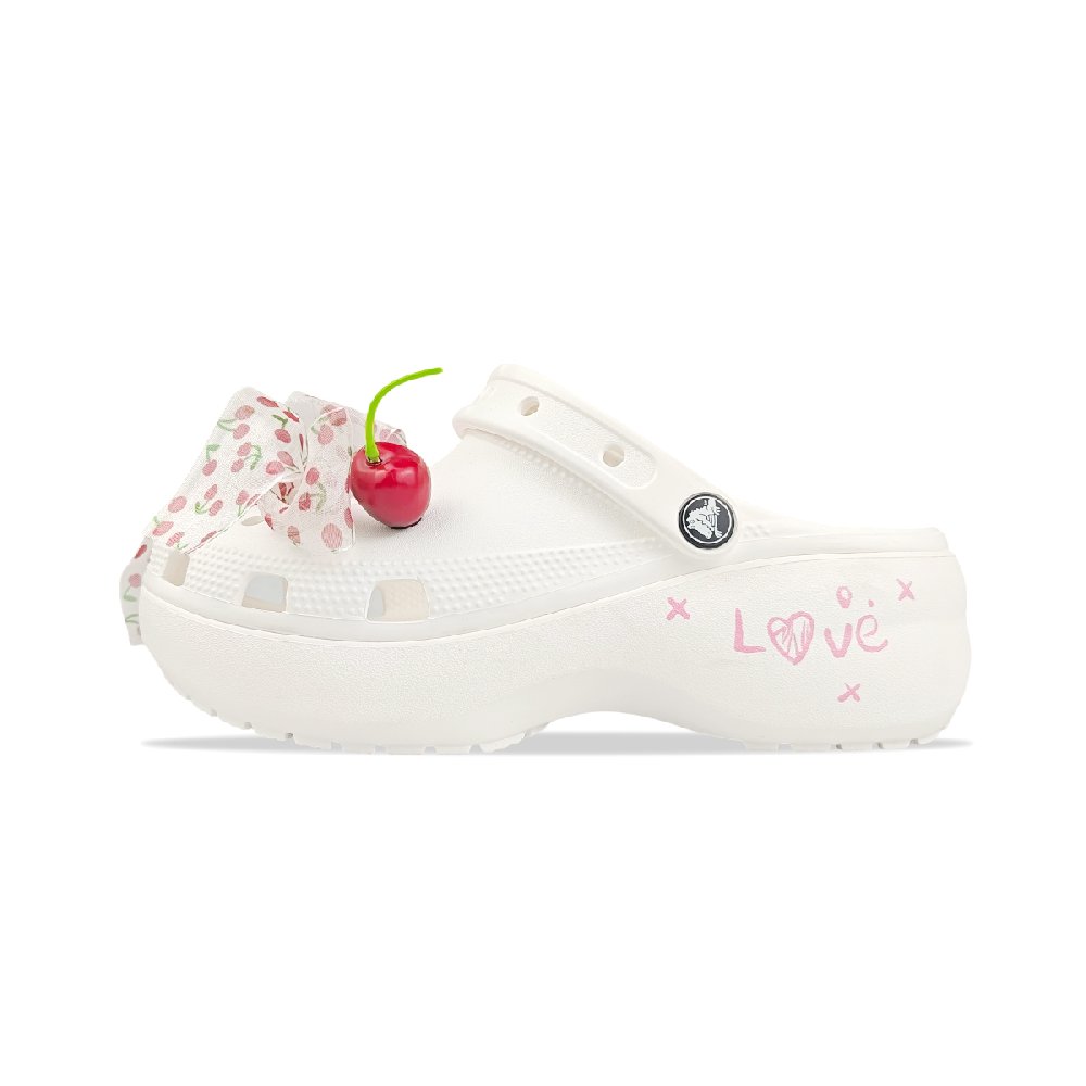 Crocs Classic Platform Clog Classic Clog Clogs Unisex White