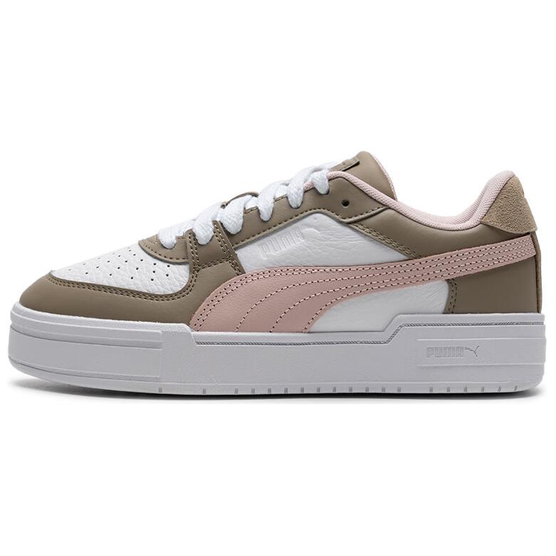 PUMA Ca Pro Low Top Skateboard Shoes Women's White Brown