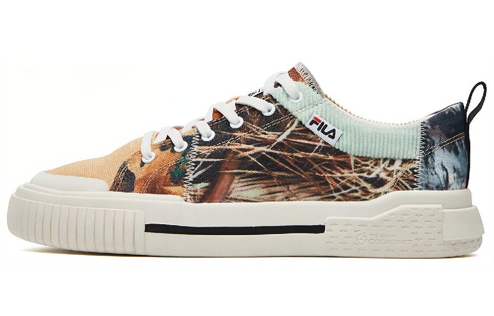 FILA FUSION Fila Skateboarding Shoes 'Light Green Brown' Women's