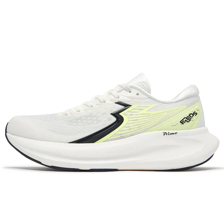 361° Cushioning, Slip Resistant, Abrasion Resistant, Support, Rebound Low Top Casual Running Shoes Men's White Green