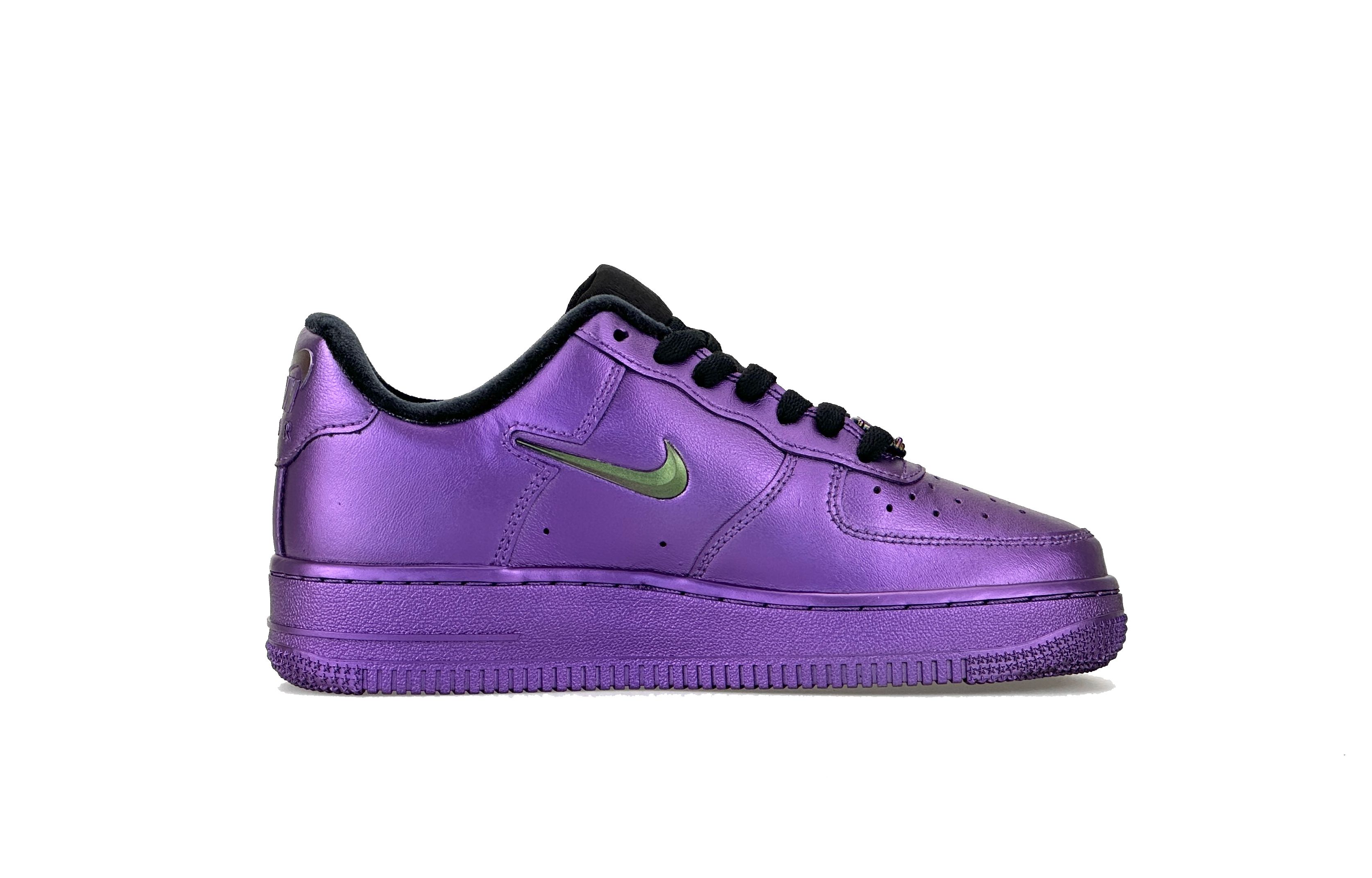 Nike Air Force 1 Anti Slip Wear Resistant Low Top Skateboard Shoes Women's Purple купить в интернет-магазине Yoocart с быстрой доставкой по России.