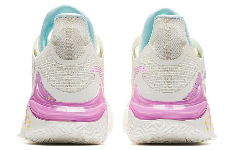 Anta Shock Wave 4 Paper Cup Cake Cushioning Anti-Slip And Wear-Resistant Mid-Top Basketball Shoes Men's Yellow Pink купить в интернет-магазине Yoocart с быстрой доставкой по России.