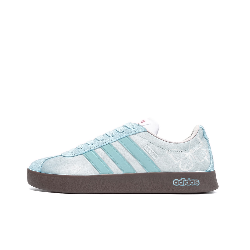 Adidas Neo Vl Court Drunk Breeze, Amber Anti Slip Wear Resistant Low Top Skateboard Shoes Unisex Blue
