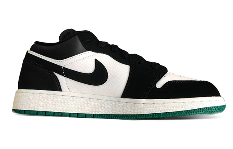 Jordan Air Jordan 1 Low Snow Seamless Anti Slip Wear Resistant Low Top Vintage Basketball Shoes GS Black Green купить в интернет-магазине Yoocart с быстрой доставкой по России.