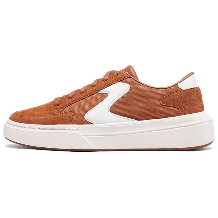 Skechers Court Classics Anti-Slip Wear-Resistant Breathable Support Low-Top Skateboard Shoes Men's Umber