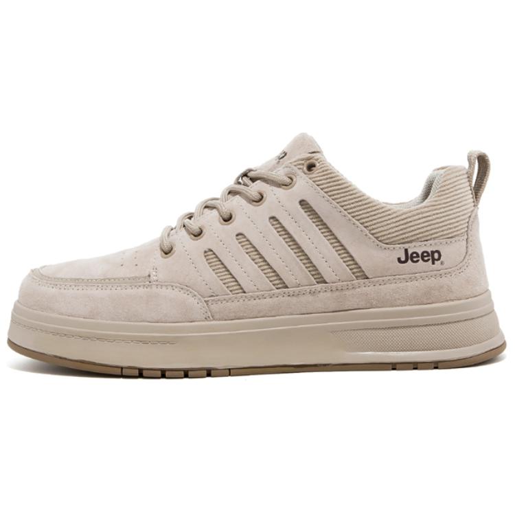 Jeep Breathable Low-Top Skateboard Shoes Men's Sand