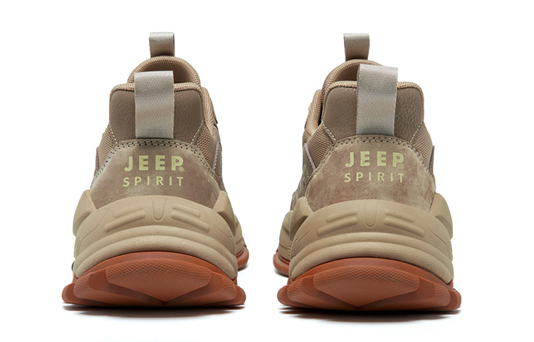JEEP SPIRIT Abrasion Resistant Breathable Height Increasing Low top Casual Shoes Unisex
