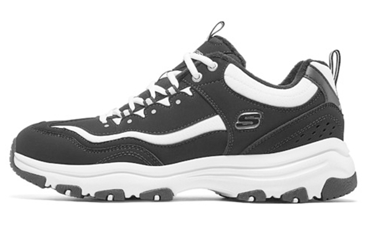 Skechers I Conik Oreo Low Top Chunky Sneakers Men's Black White
