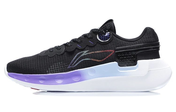 LiNing Cushioning Anti-Slip And Wear-Resistant Rebound Low-Top Running Shoes Men's Black