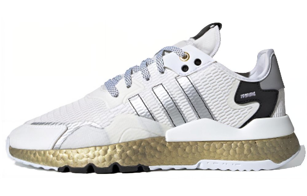 Adidas Originals Nite Jogger White Gold Metallic