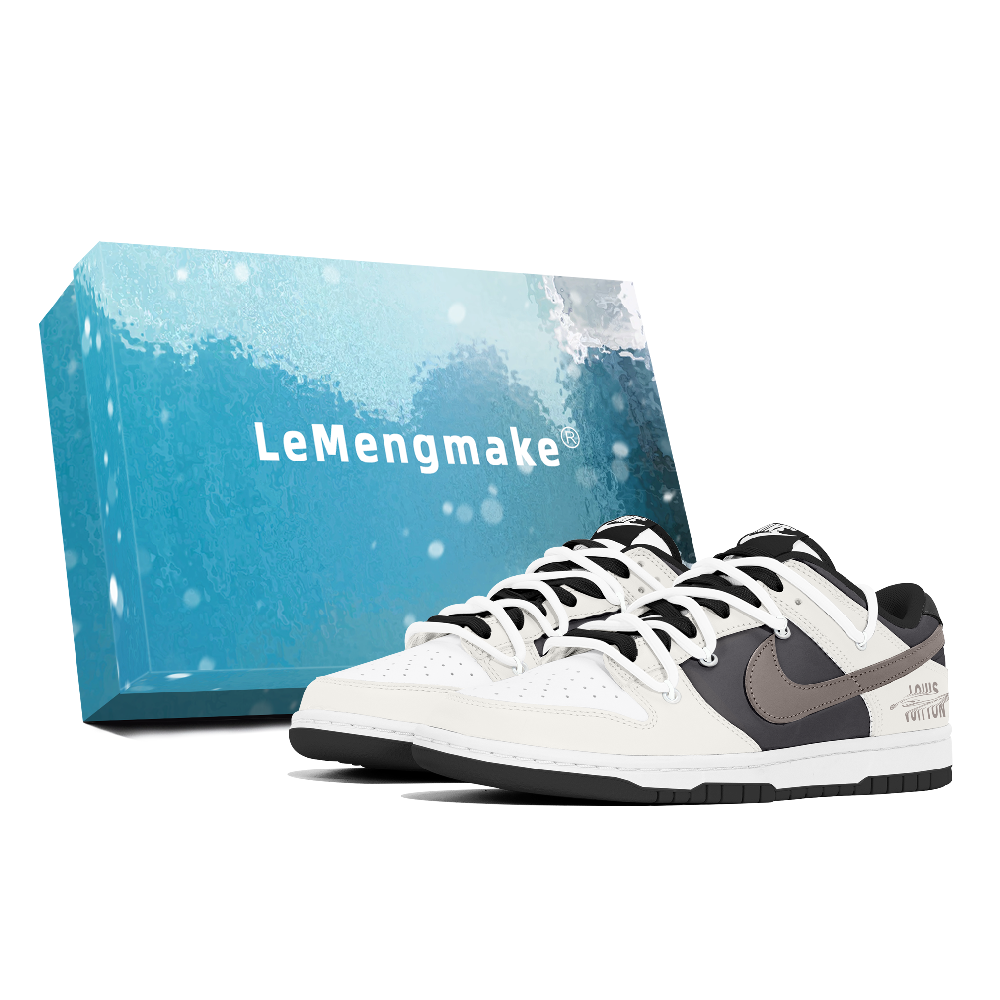 Nike Dunk Abrasion Resistant Low Top Skateboard Shoes Unisex Ecru