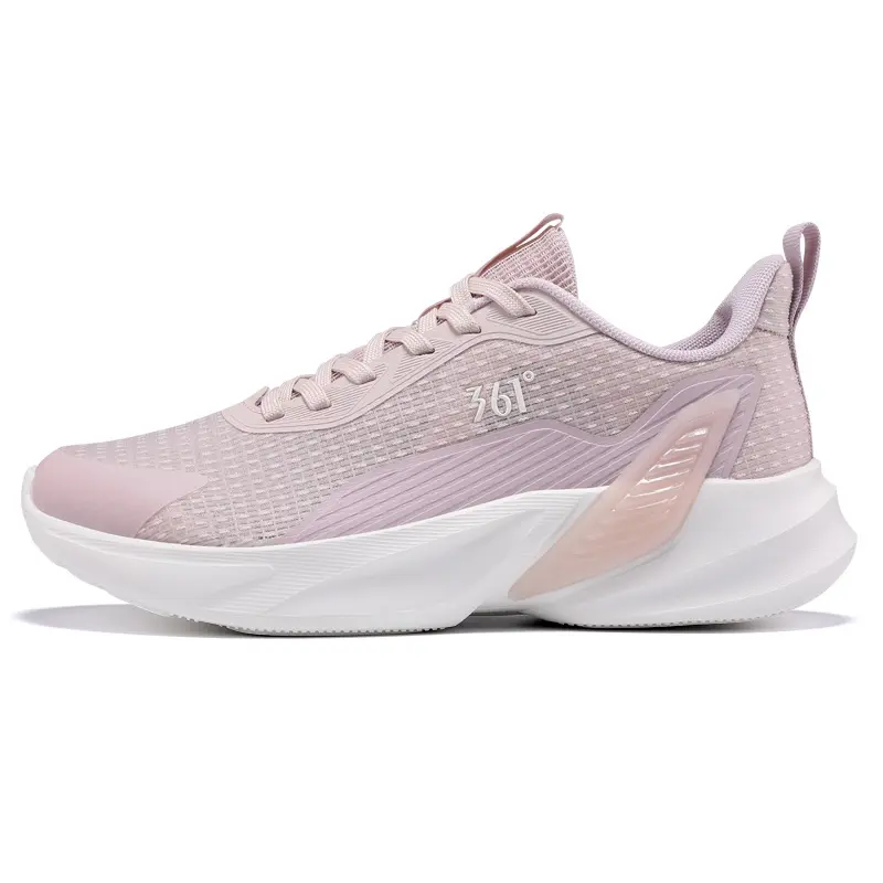 361° Anti Slip Wear Resistant Low Top Casual Running Shoes Women's Pink