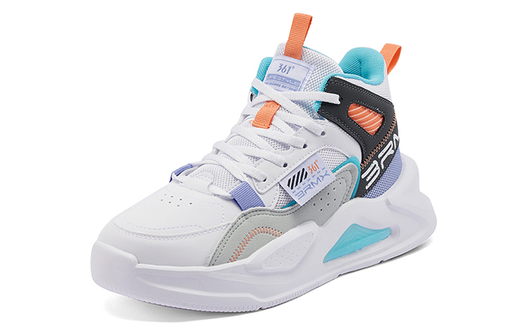 361° Casual Shoes Women's Mid-Top 361 Degrees White/Active Ice Blue