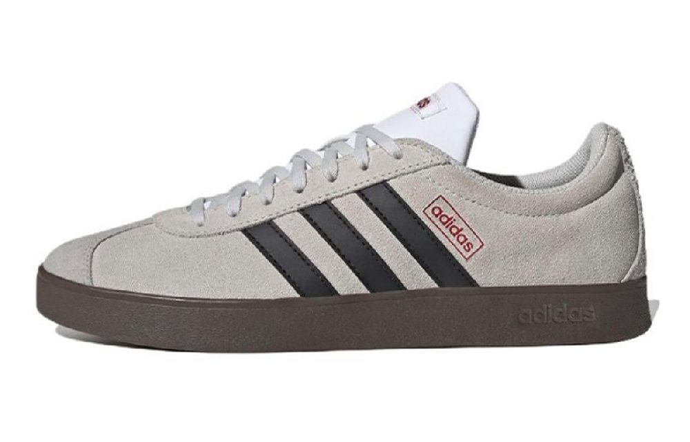 Adidas Neo VL Court 2.0 Slip-Resistant Low-Top Skateboard Shoes Unisex Red