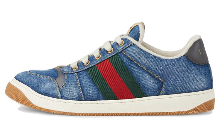GUCCI Screener Sneaker 'Blue Denim'